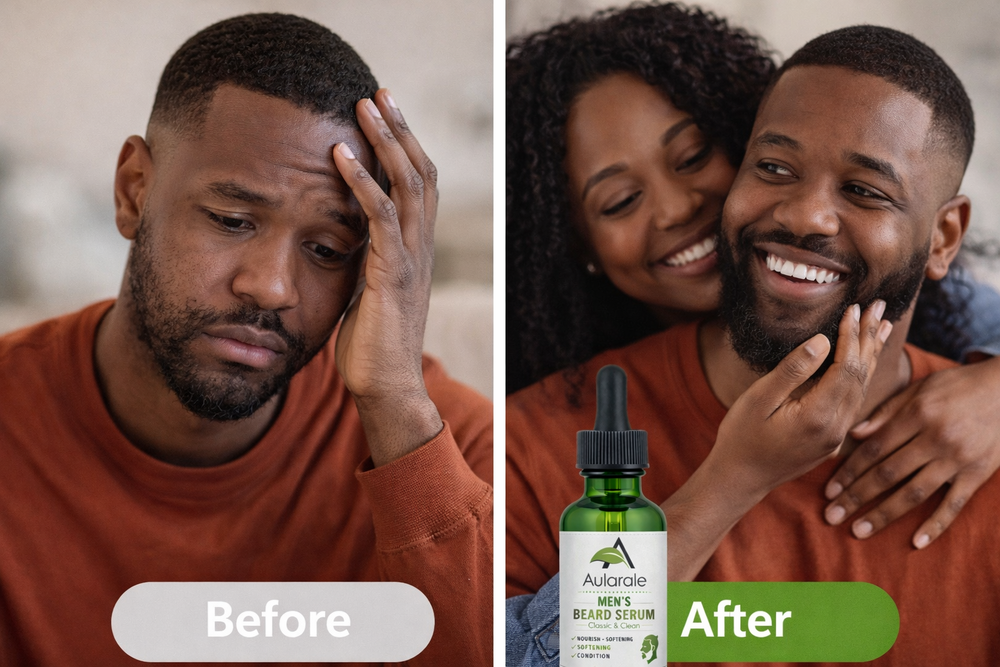 Men’s Beard Serum with Vitamin E & Rosemary for Thicker, Softer & Stronger Beard Growth