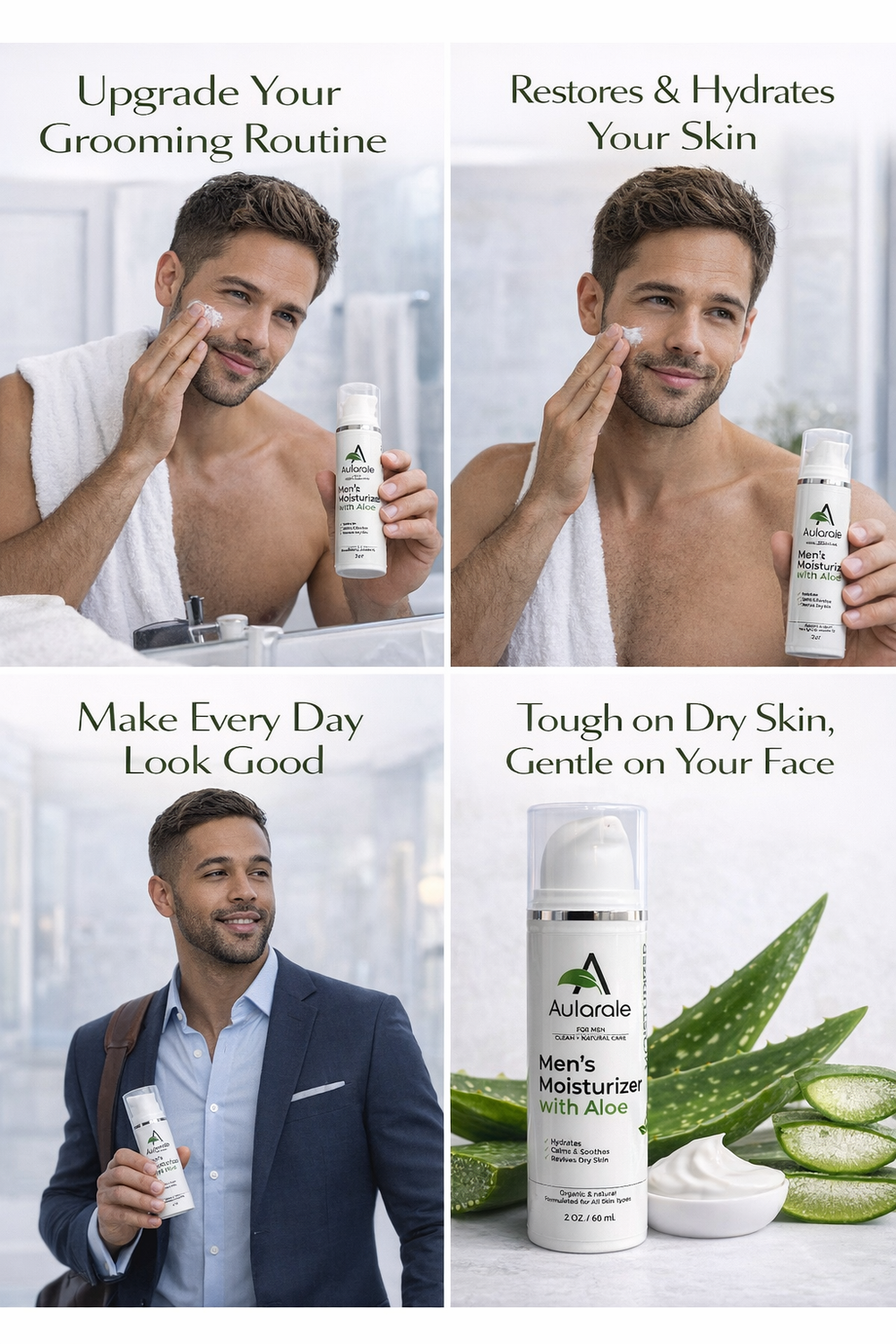 Men's Aloe & Argan Facial Moisturizer