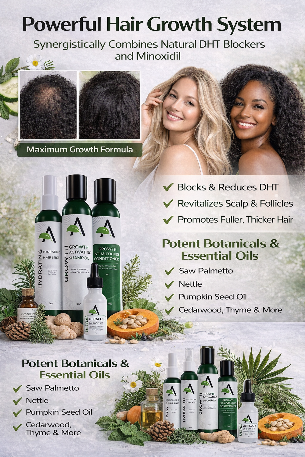 Volumizing Hair Re-Growth System (Full)
