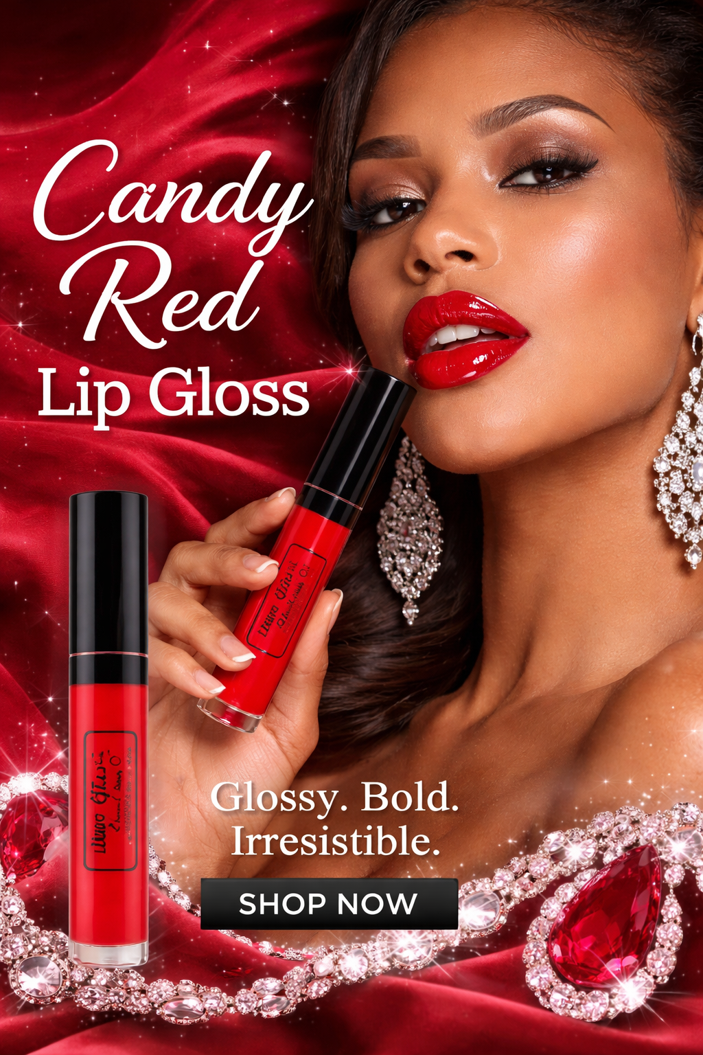 CANDY RED LIP GLOSS