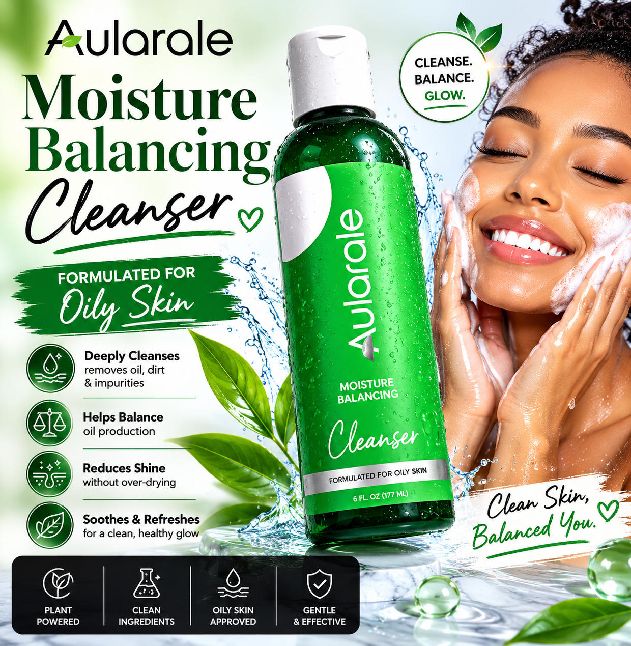 Moisture Balancing Cleanser 6oz. (Oily Skin Types)