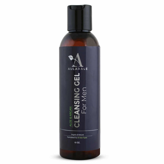 MEN'S ARGAN & ALOE FACIAL CLEANSING GEL / 6 OZ.